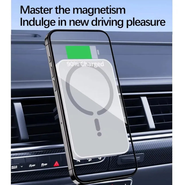 100W Magnetic Wireless Car Charger Air Outlet Phone Holde...