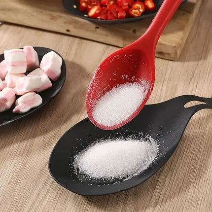 【Hot sales】Silicone Spoon Rest Spatula Holder Heat Resistant Utensil Placemat Tray Kitchen Tools