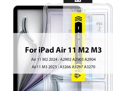 Dust Free Easy Installation Tempered Glass For iPad Air 13 11 10 12.9 M4 M3 A16 Pro Mini 7 6 5 Screen Protector Film Accessories