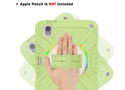 Shockproof Case for iPad mini 6 (8.3 inch) with 360° Rotating Hand Strap, Portable Shoulder Strap and Pencil Slot