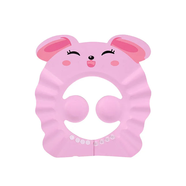 Baby Shower Soft Cap Adjustable Hair Wash Hat for Kids Ea...