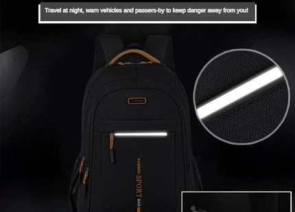 Men's Backpacks Oxford Waterproof Rucksack Business Computer Bag Casual Travel Backpack Senior High School Student Schoolbag