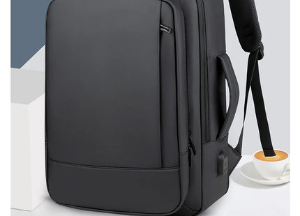Rilibegan Men Travel Backpack Expand Oxford Big Capacity USB Charge Business Male Backpacks Computer Men Backpacks