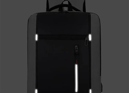 1 Pack 15.6 Inch Men's Business Computer Bag Multi-pocket High-capacity Usb Charging Work Commuting Backpack