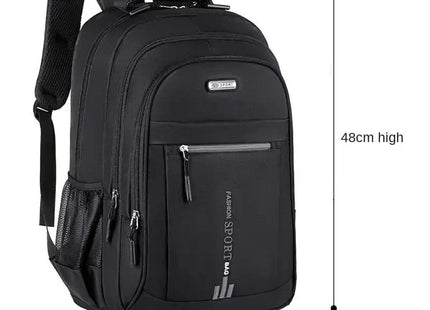 Men's Backpacks Oxford Waterproof Rucksack Business Computer Bag Casual Travel Backpack Senior High School Student Schoolbag