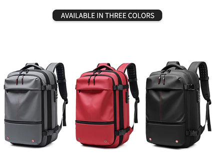 Travel Men 17 inch Laptop Backpack vacuum compression Backpack Business Large Capacity school Backpack expand outdoor backpack