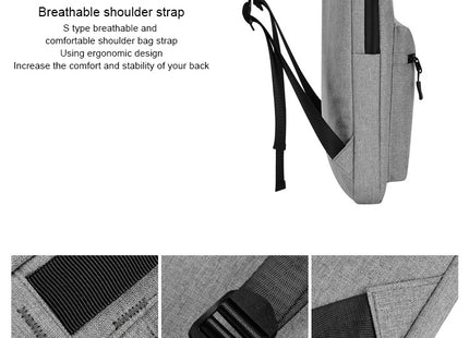 DIENQI New Ultra-thin Laptop Backpack For 14" 15.6" Laptop Man Bag Multi-use Women Men Work Bag Waterproof Thin Computer Backbag