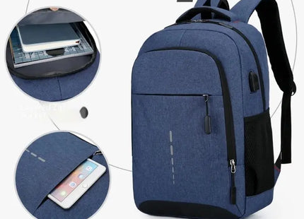 Mens BackPack LargeCapacity Simple Fashion Travel Female Student ComputerBag