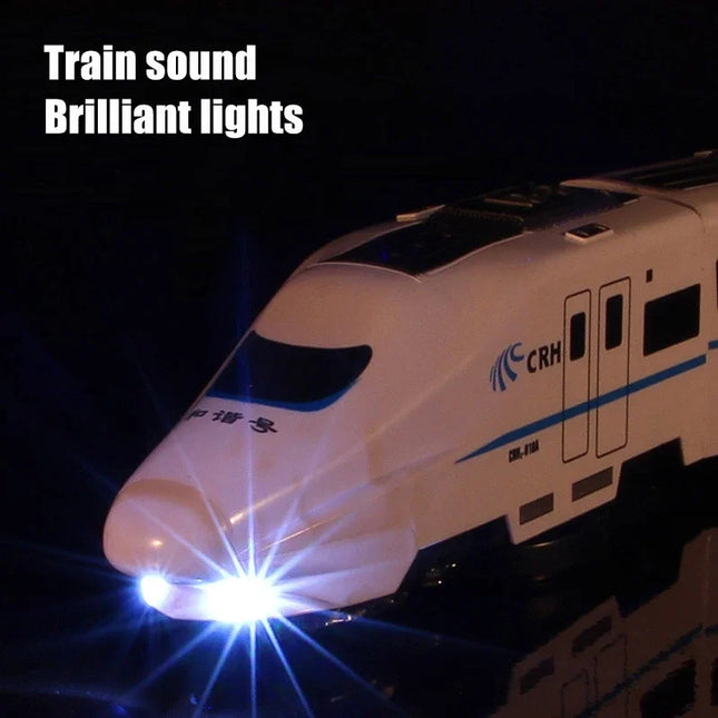 Kids Simulation High-speed Railway Train Toys Electric So...
