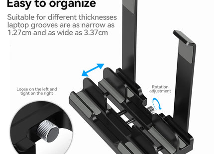 Foldable Laptop Stand Notebook Computer Holder Accessories for Macbook iPad Tablet Phone Storable Holder Dual use adjustable