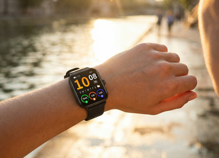 Weofly Weofly Active 2 Smart Watch for Men & Women, 1.85″ HD Display, Fitness & Heart Rate Tracker, IP68 Waterproof, 100+ Sports Modes, Compatible with Android & iOS (1 Year Warranty)